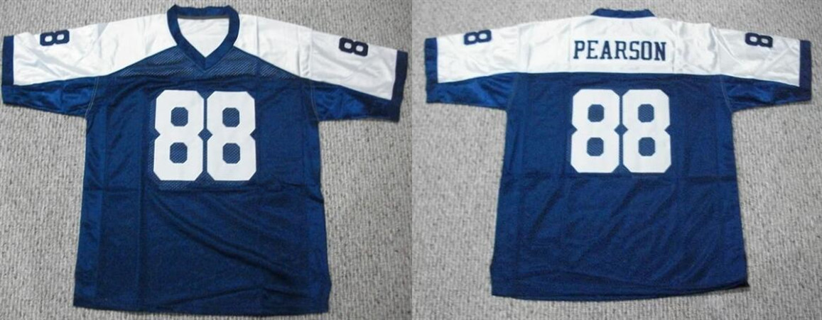 Men's Dallas Cowboys #88 Drew Pearson Navy White Football Stitched Jersey